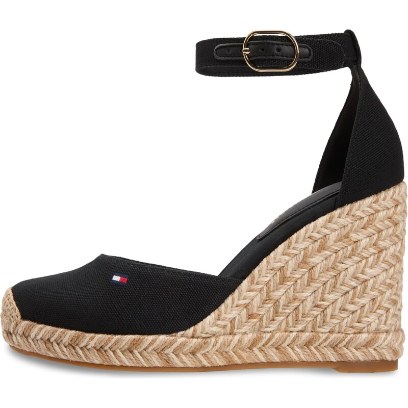 TOMMY HILFIGER Lodičky s otvorenou pätou čierna 67499410