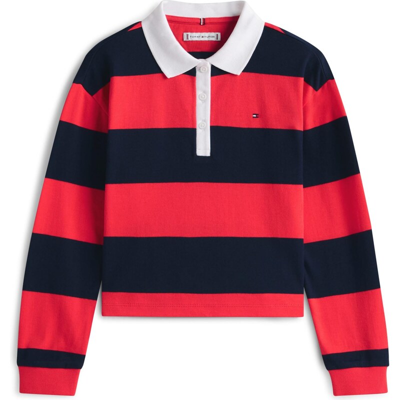 TOMMY HILFIGER Tričko námornícka modrá / červená / biela 67499468