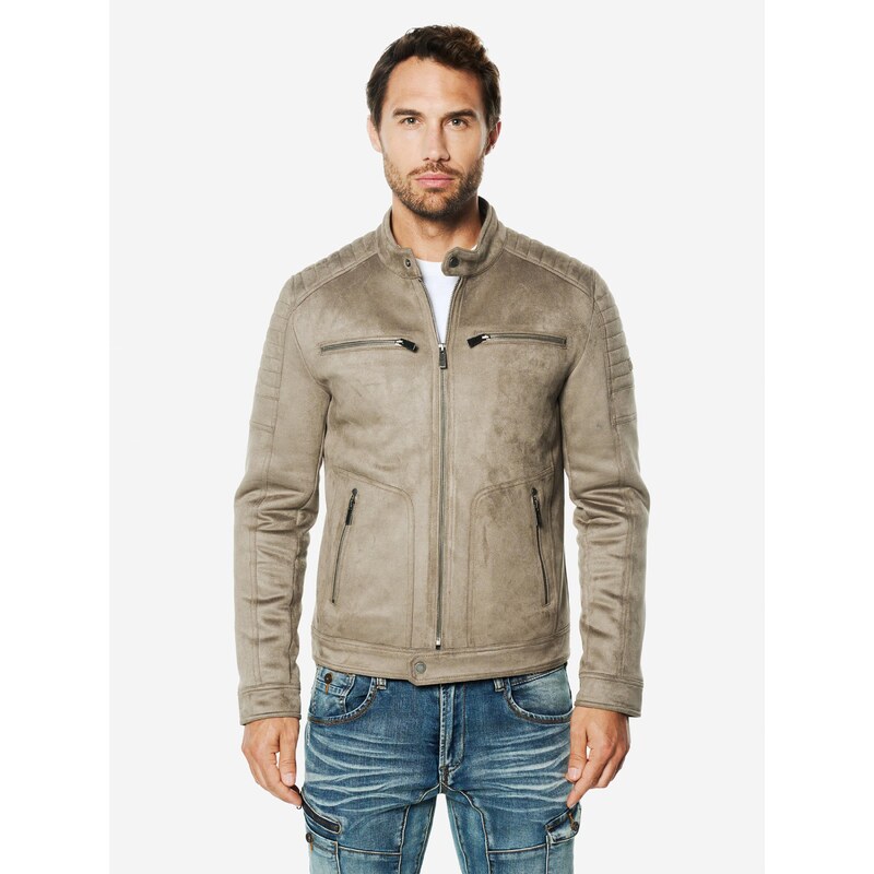 KOROSHI Prechodná bunda tmavobéžová 67499555