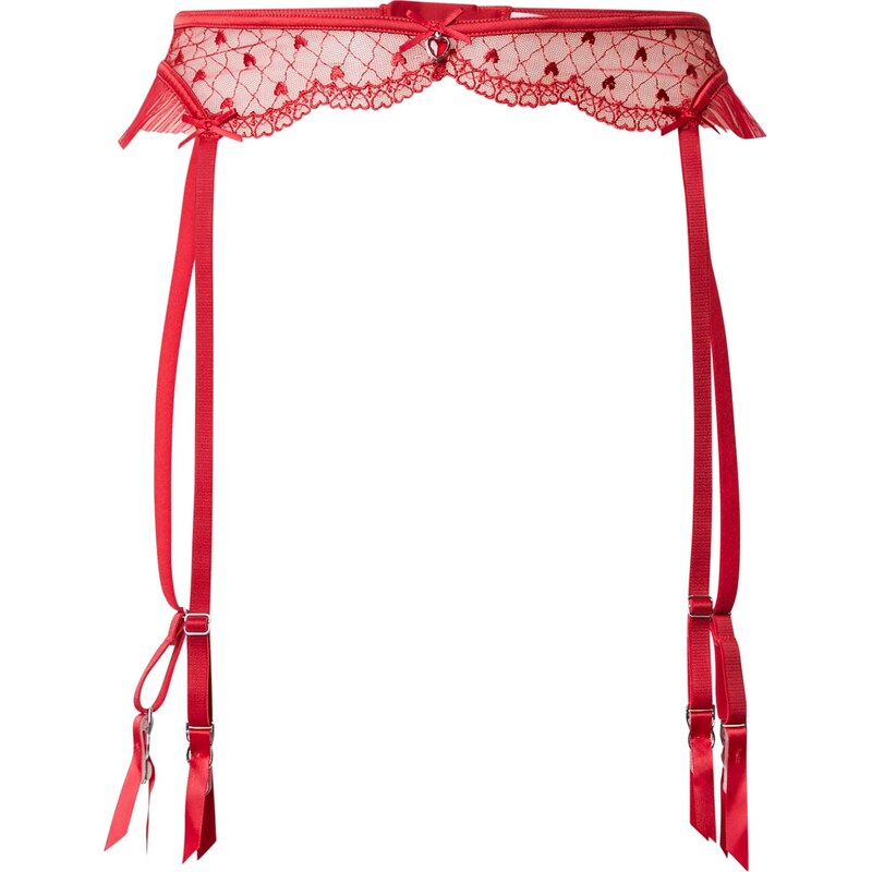 Hunkemöller Podväzky Cordelie červená 67499579