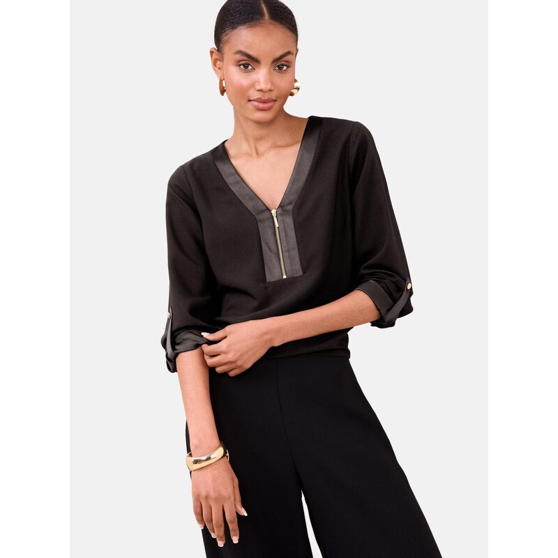 Lipsy Blúzka čierna 67499611