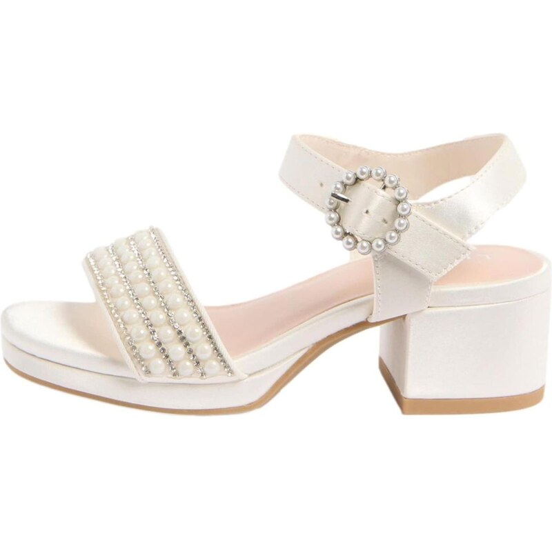 Lipsy Sandále strieborná / priehľadná / biela / perlovo biela 67499620