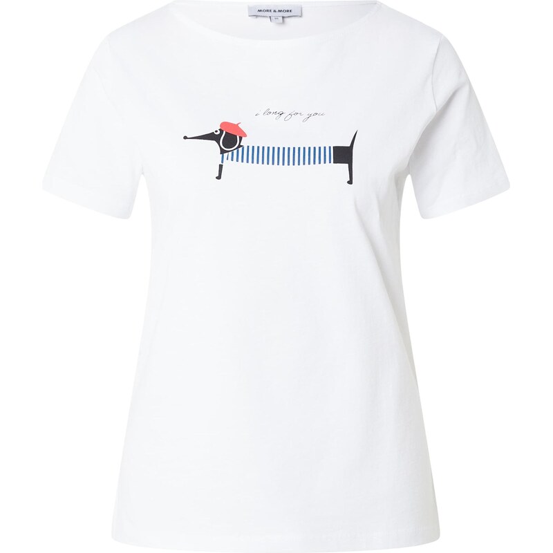 MORE & MORE Tričko námornícka modrá / červená / čierna / biela 67499634