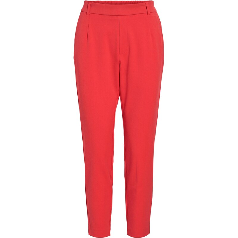 VILA Nohavice VIVarone červená 67499648