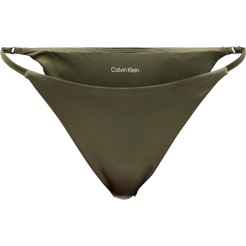 Calvin Klein Swimwear Bikinové nohavičky olivová 67499686