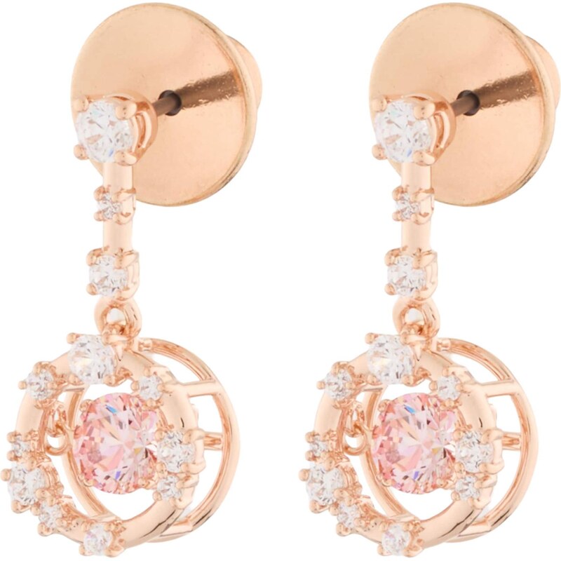 Swarovski Náušnice ružové zlato / ružová 67499743