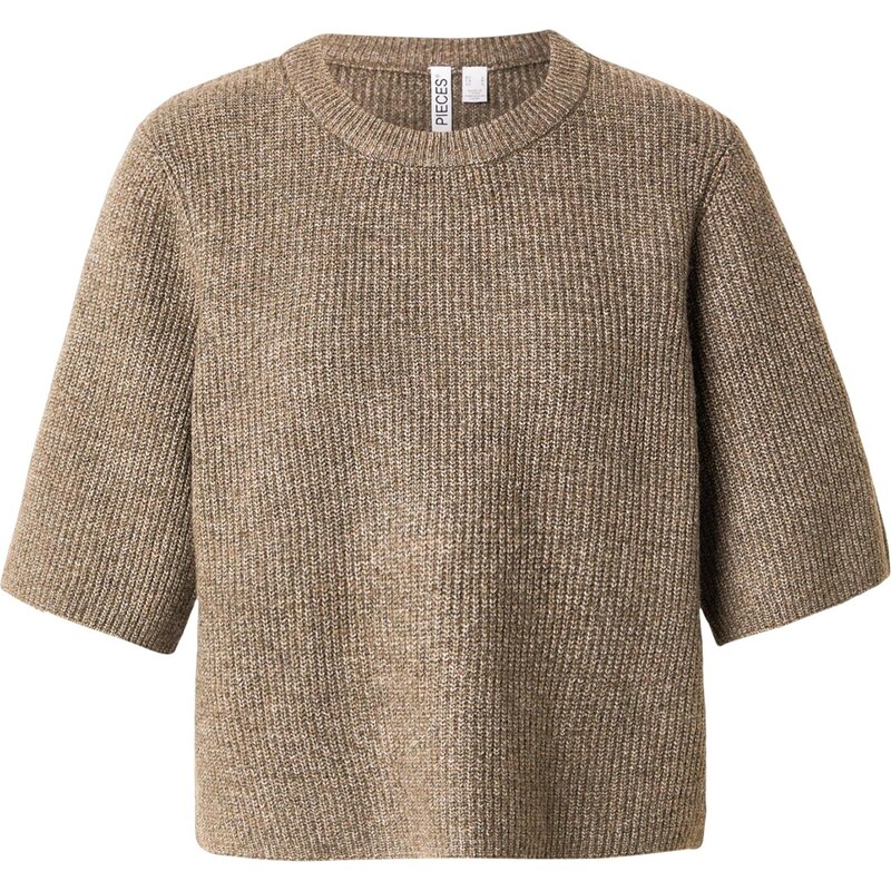 PIECES Sveter PCSILLY hnedá 67499764