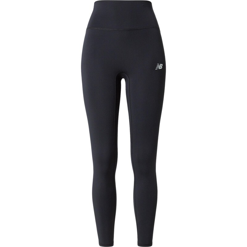 new balance Športové nohavice svetlosivá / čierna 67499790