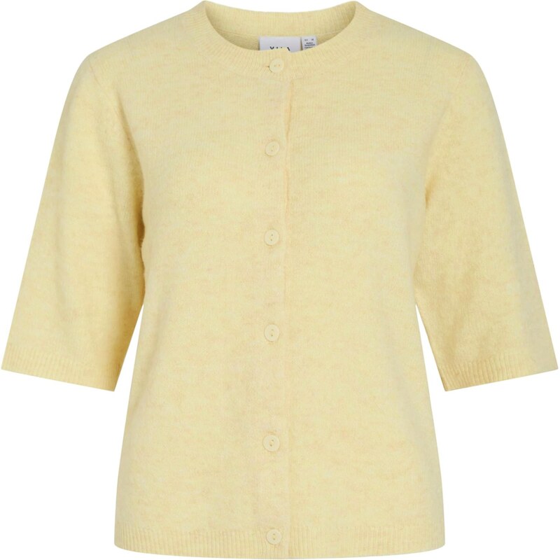 VILA Kardigán VILiga pastelovo žltá 67499813