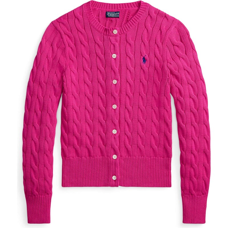 Polo Ralph Lauren Kardigán tmavoružová 67499814