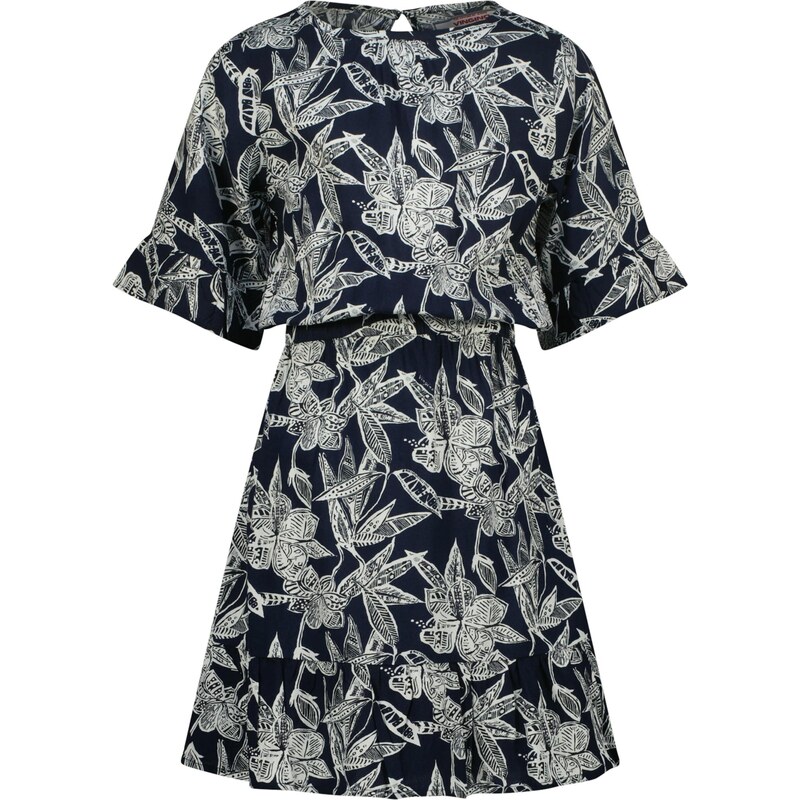 VINGINO Šaty Pommy námornícka modrá / svetlosivá 67499944