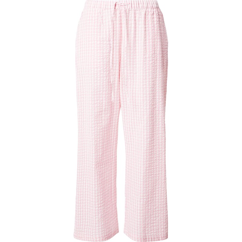 Lindex Pyžamové nohavice ružová / biela 67499956