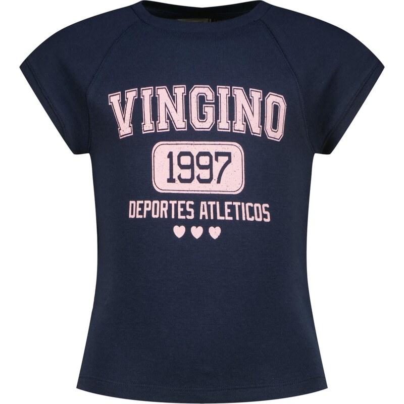 VINGINO Tričko Houla tmavomodrá / svetlofialová 67499943