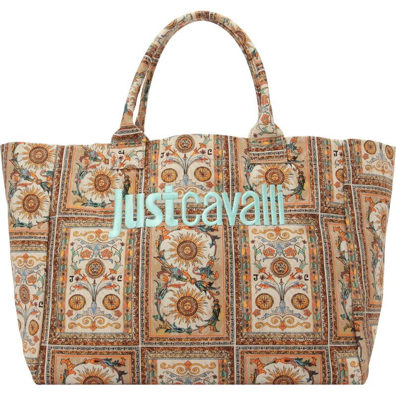Just Cavalli Plážová taška piesková / modrá / tyrkysová / oranžová 67499985