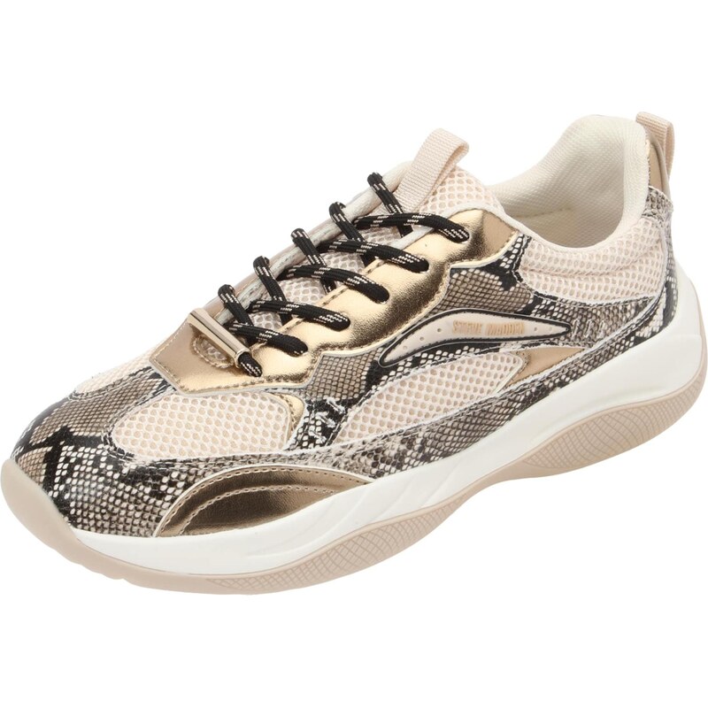 STEVE MADDEN Nízke tenisky Premio-E béžová / zlatá / čierna 67500028