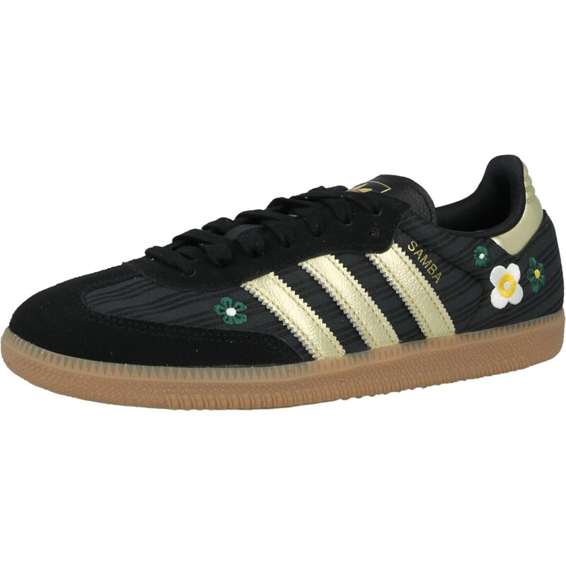 ADIDAS ORIGINALS Nízke tenisky SAMBA žltá / smaragdová / čierna / 67500099