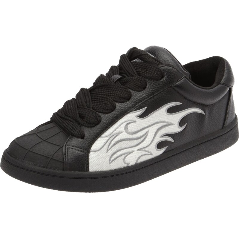 BUFFALO Nízke tenisky LIBERTY sivá / čierna / biela 67500068