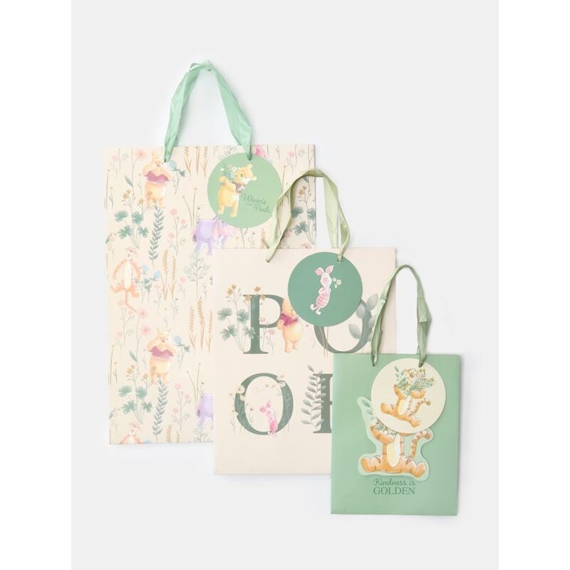 Sinsay - Súprava 3 darčekových tašiek Winnie the Pooh - viacfarebná 67503823