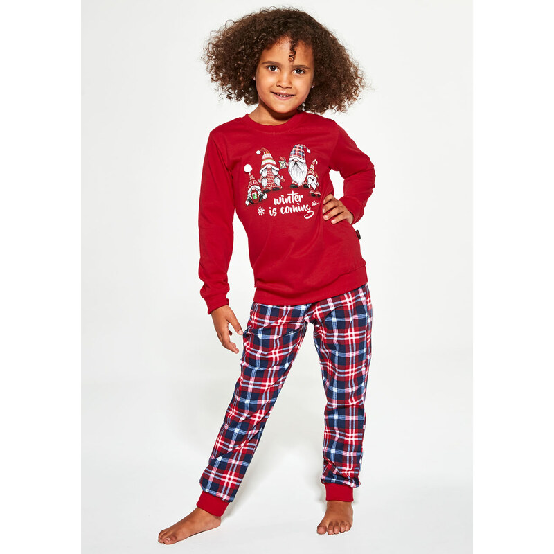 CORNETTE Vianočné pyžamo 594/147-Gnomes 147 98-104 49871974