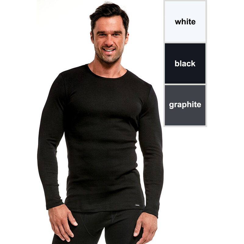 CORNETTE Pánsky nátelník 214(021)-Authentic black 2XL 49873508