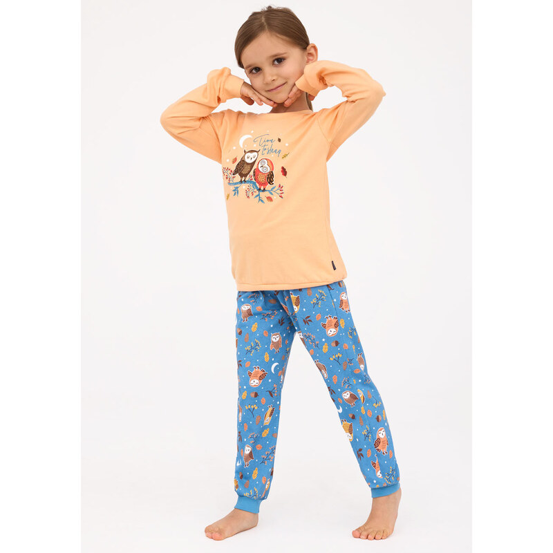 CORNETTE Dievčenské pyžamo 977/176-Owls2 176 110-116 66679413
