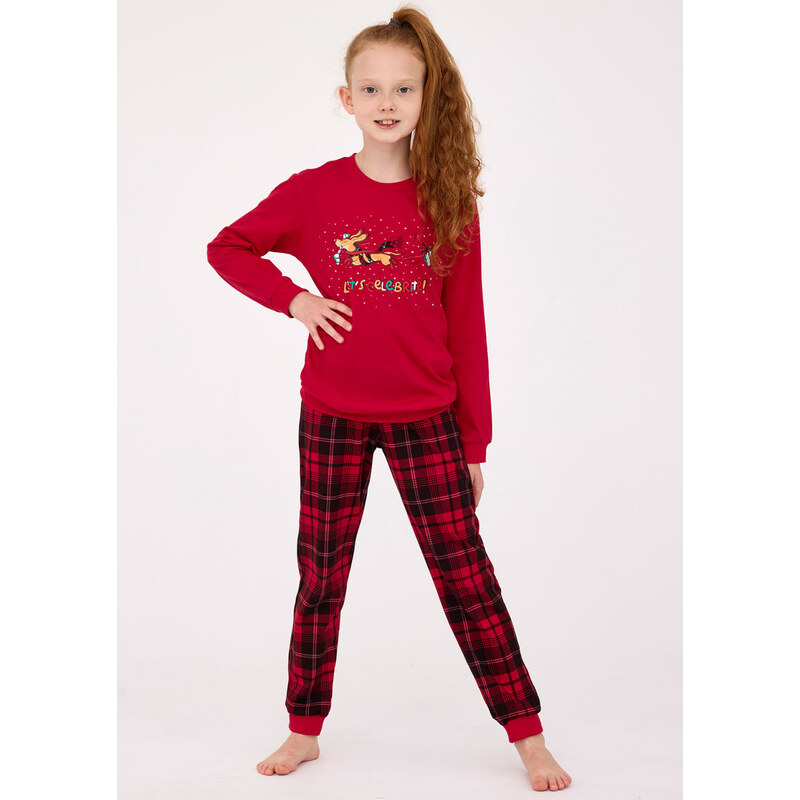 CORNETTE Vianočné pyžamo 592/174-Celebrate 174 146-152 66679768