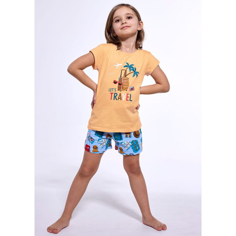 CORNETTE Dievčenské pyžamo 787/110-Travel2 110 110-116 66680034