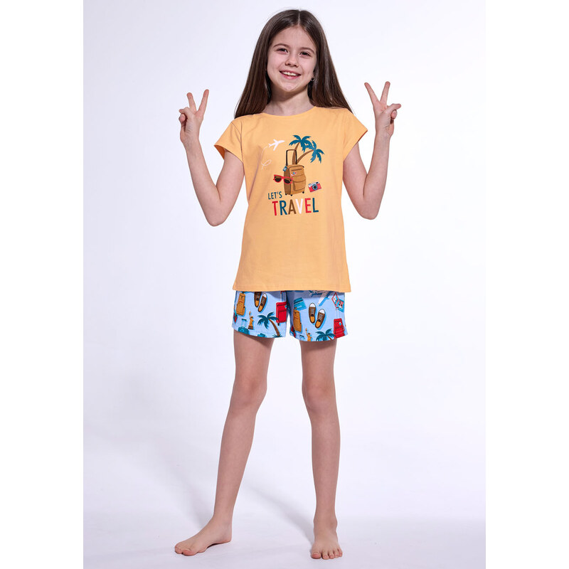 CORNETTE Dievčenské pyžamo 788/110-Travel2 110 134-140 66680035