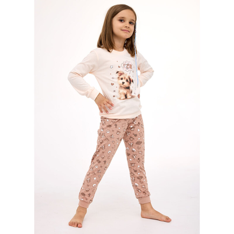 CORNETTE Dievčenské pyžamo 594/193-Sweet-dog 193 110-116 66680620