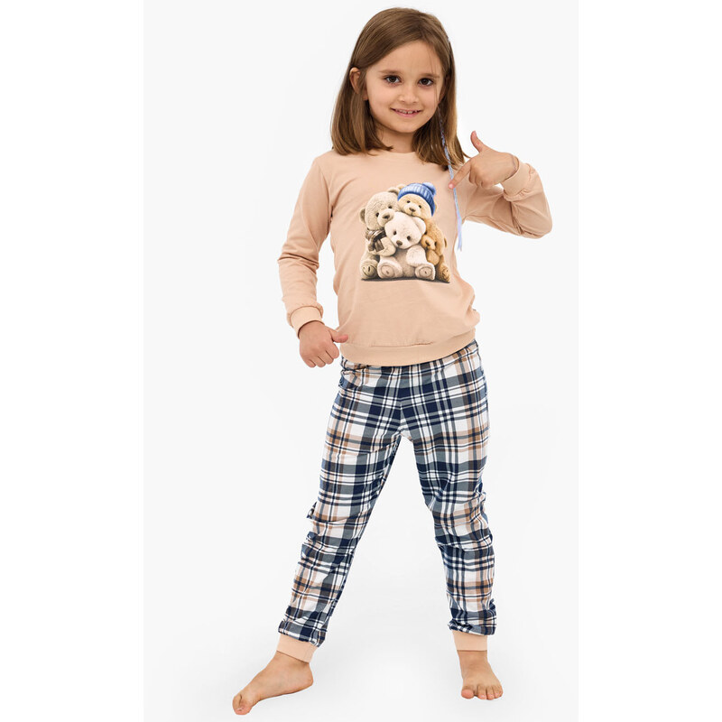 CORNETTE Dievčenské pyžamo 594/187-Bears 187 110-116 66680638
