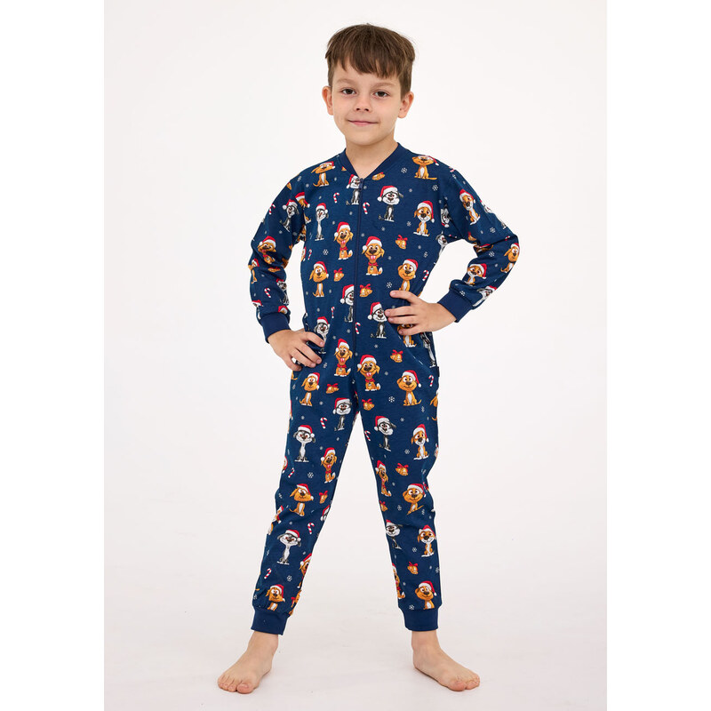 CORNETTE Vianočné pyžamo 185/180-Dog2 180 122-128 66680789