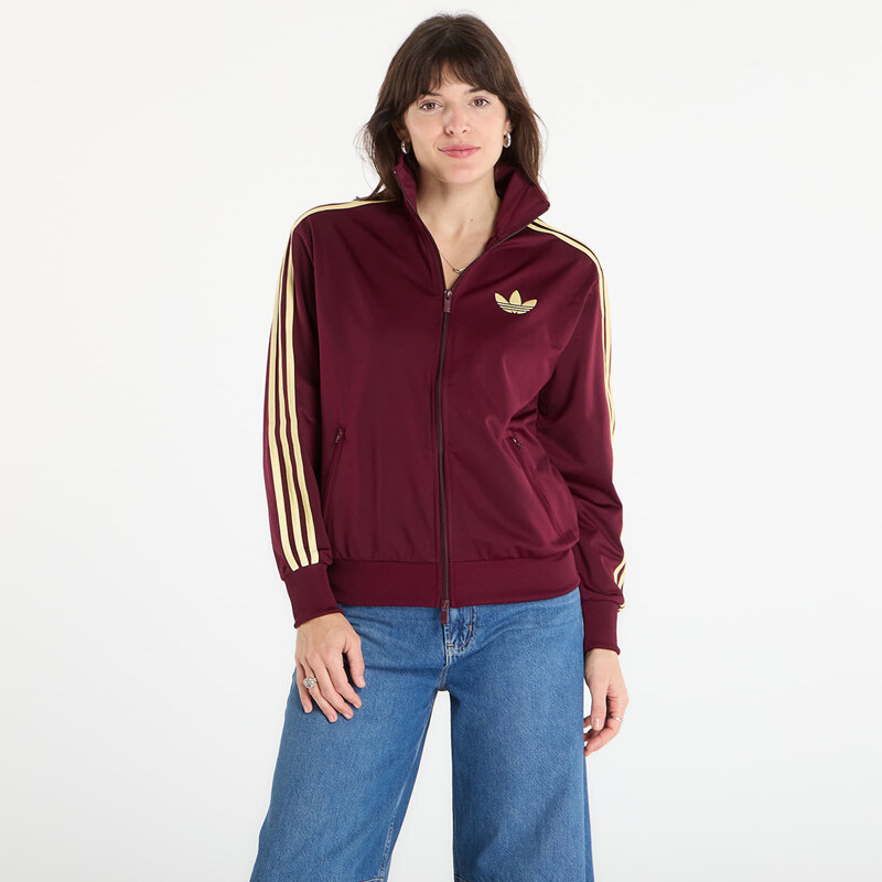 adidas Originals Mikina adidas Fb Tt Loose Maroon/ Almost Yellow M 67500105