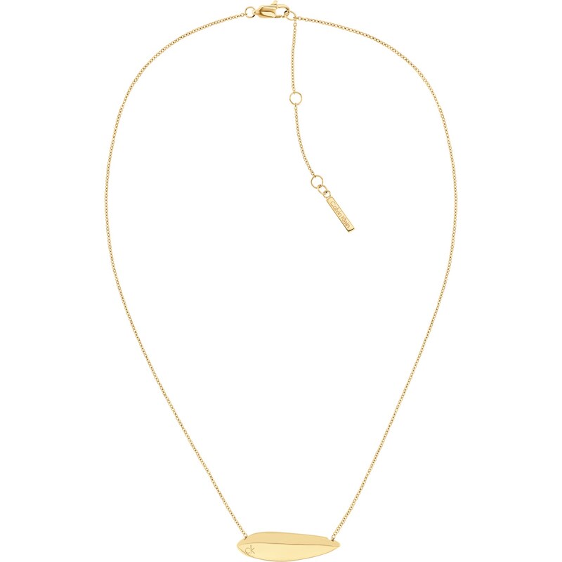 Calvin Klein Štýlový pozlátený náhrdelník pre ženy Sculpted 35000816 67500205