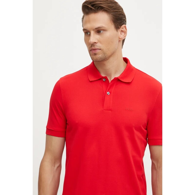 Bavlnené polo tričko BOSS Pallas 57668816