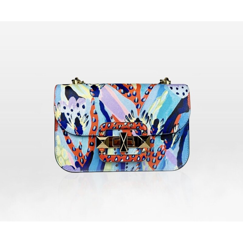 CROMIA IT SEA kožená kabelka – viacfarebná potlač 67441521