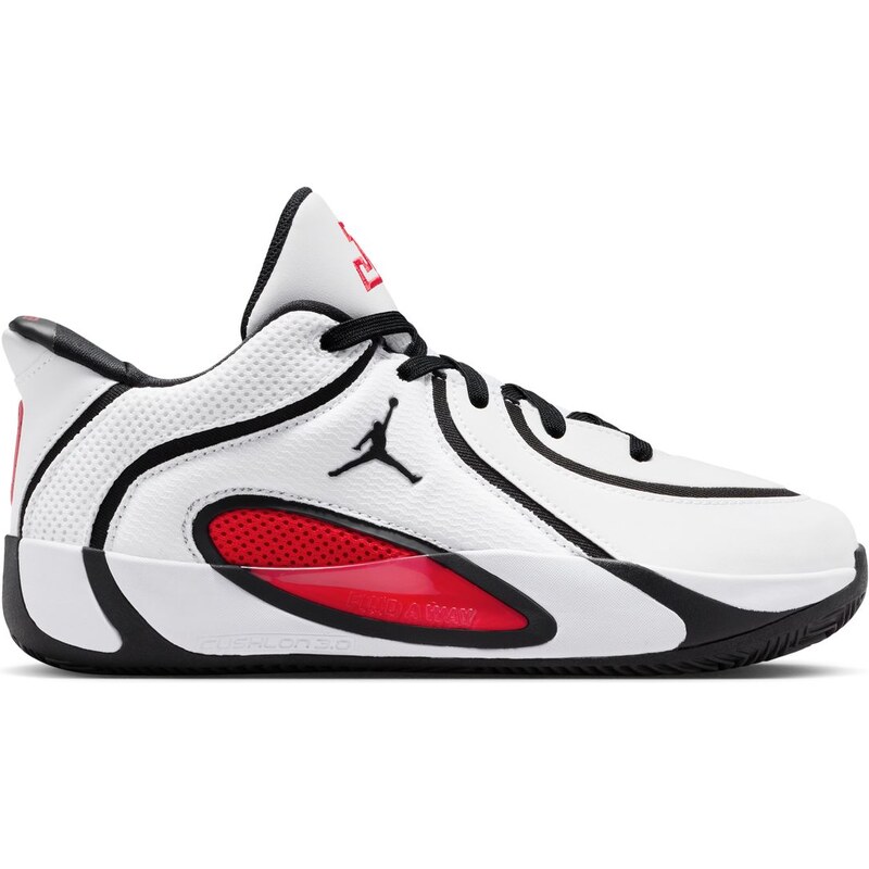 Air Jordan Tatum 4 White University Red (GS) - Detské - Tenisky Jordan 67503774