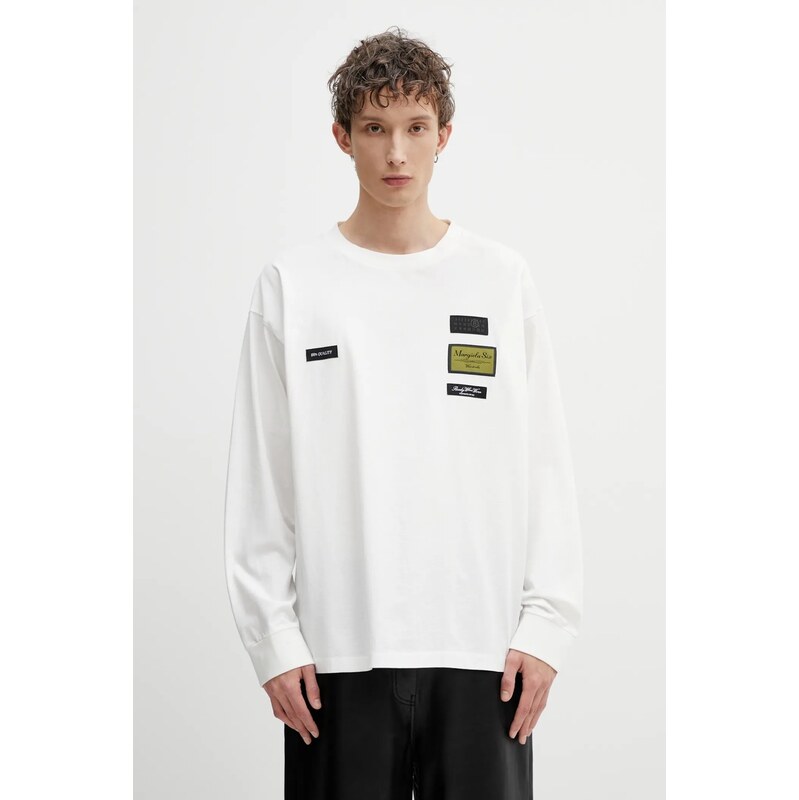 Bavlnené tričko s dlhým rukávom MM6 Maison Margiela 67503943