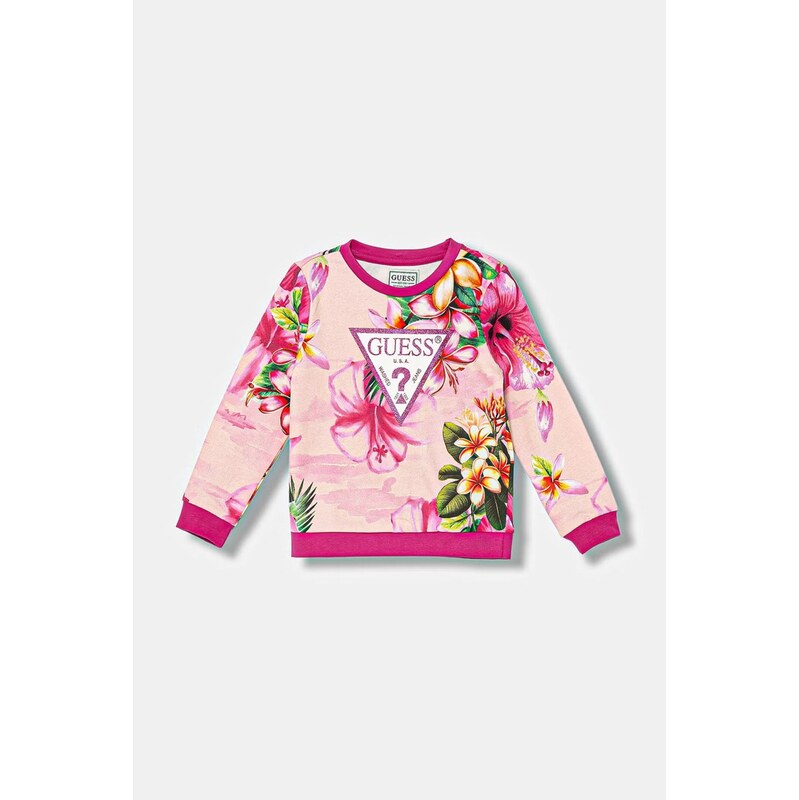 Detská bavlnená mikina Guess 67504066