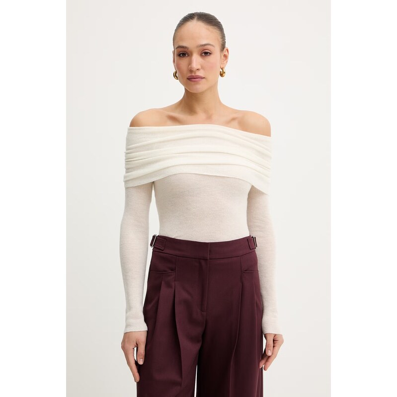 Sveter s prímesou vlny BOSS Orange C Falmon 67504118