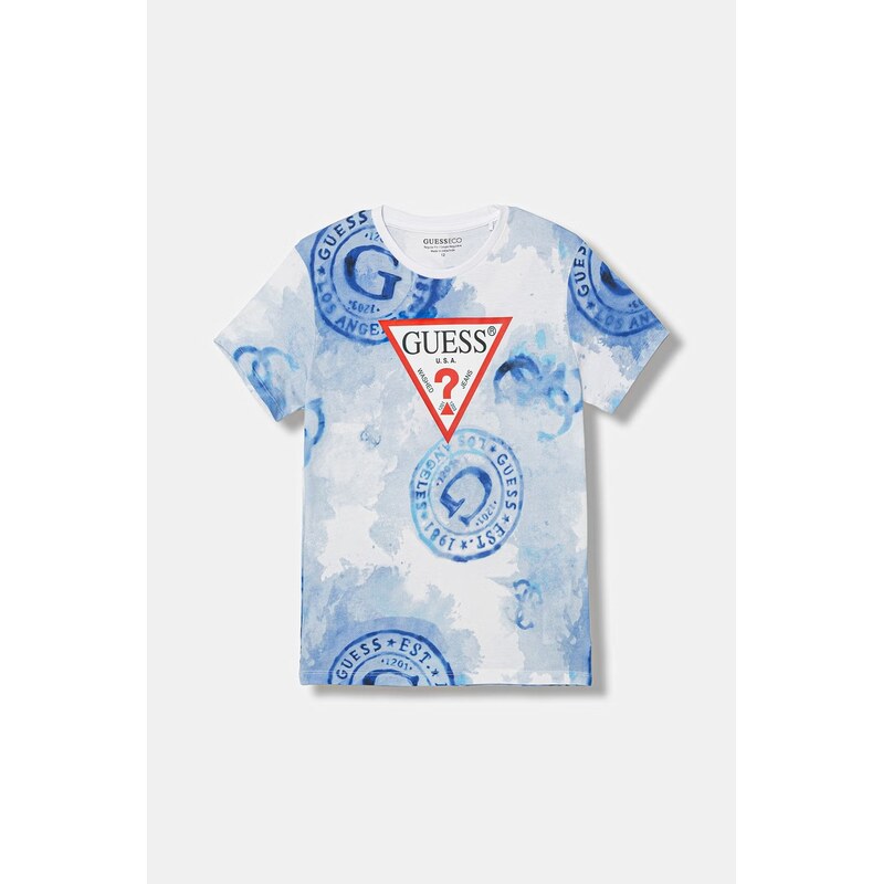 Detské bavlnené tričko Guess 67504125