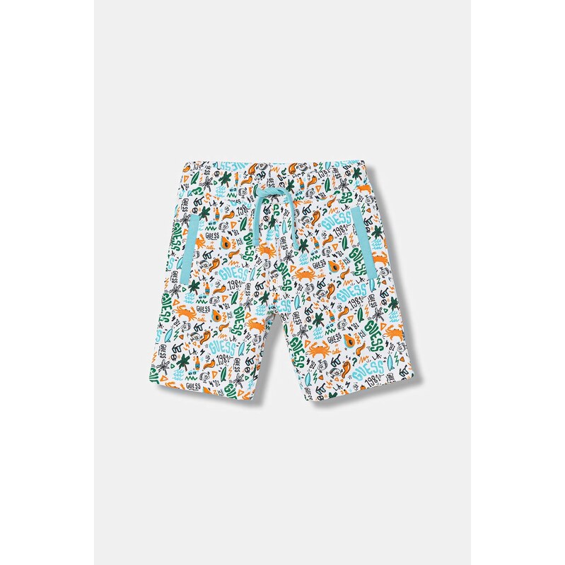 Detské bavlnené šortky Guess 67504123