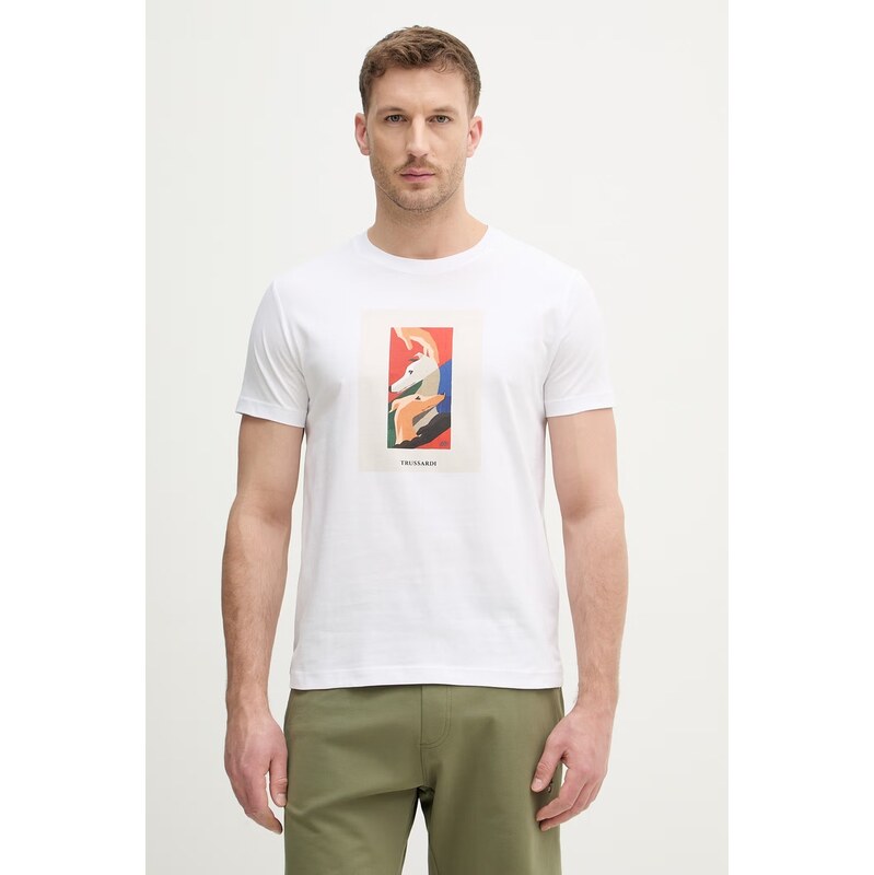 Bavlnené tričko Trussardi 67504149