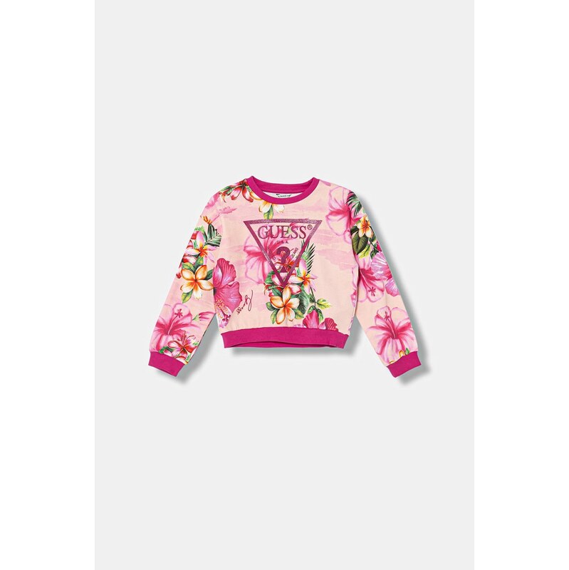 Detská bavlnená mikina Guess 67504182