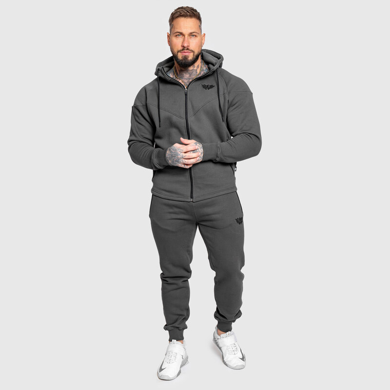 Pánska športová súprava Iron Aesthetics Round, sivá 24554006