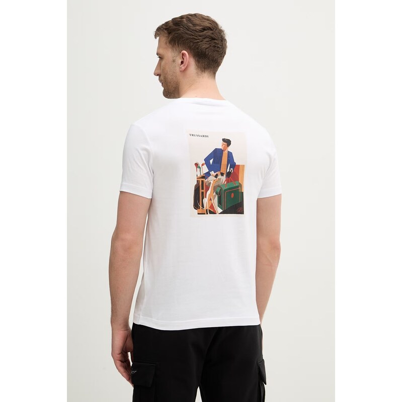 Bavlnené tričko Trussardi 67504267