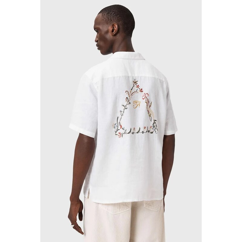 Ľanová košeľa AllSaints TRI 67504270