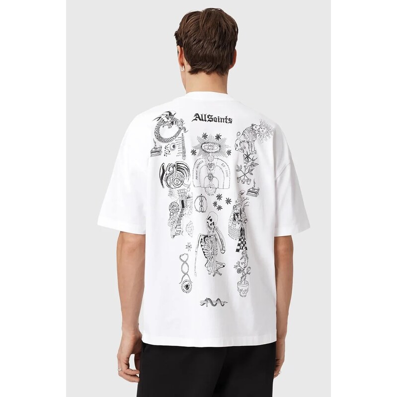 Bavlnené tričko AllSaints TERRA 67504363