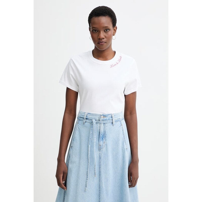 Bavlnené tričko Levis LS FAVORITE TEE SWEET HEART 67504390