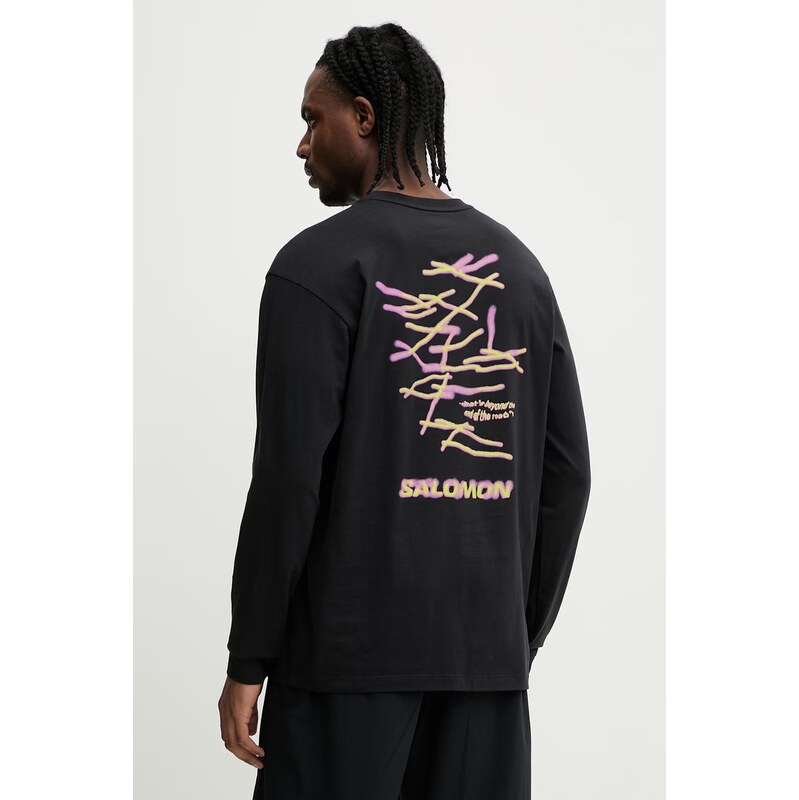 Bavlnené tričko s dlhým rukávom Salomon 67504387
