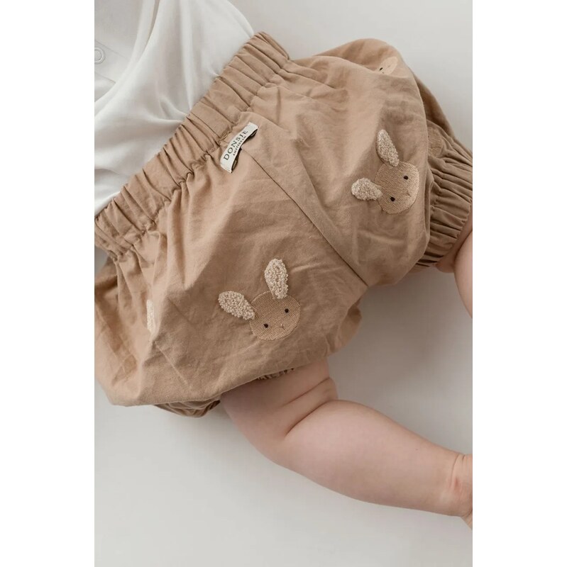 Detské bavlnené šortky Donsje Carson Bloomers Fluffy Bunnies 67504408